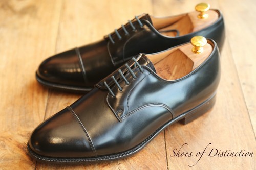 Church burford black leather - burford,