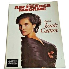 Air France Madame Magazine Special Haute Couture 12 1990 Donald Trump Wife Ivana