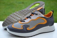 ECCO BNIB Mens Lightweight Shoes ST.1 Grey / Yellow UK 9 - 9.5 / EU 43 RRP £130
