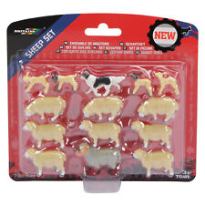 Britains 43282 Sheep Set 1:32 scale Border collie farm animals pack toy lambs