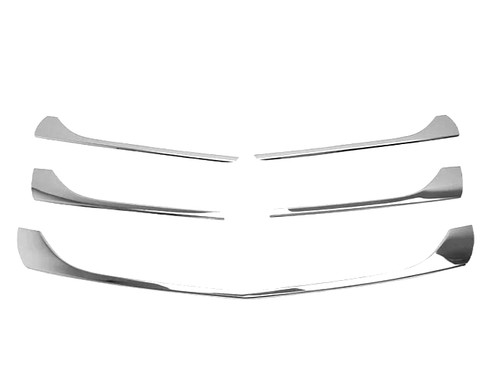 Chrome front grill trim cover - chrome,