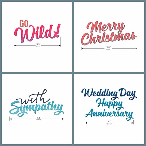 Christmas words metal - metal, cutting