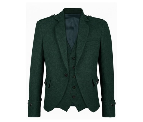 Scottish green argyle kilt - scottish,