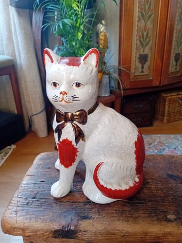 Vintage staffordshire flatback - vintage,