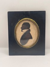 Silhouette miniature portrait