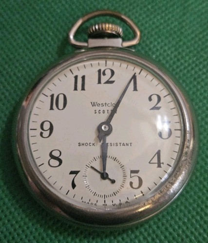 Westclox scotty pocket watch - westclox,