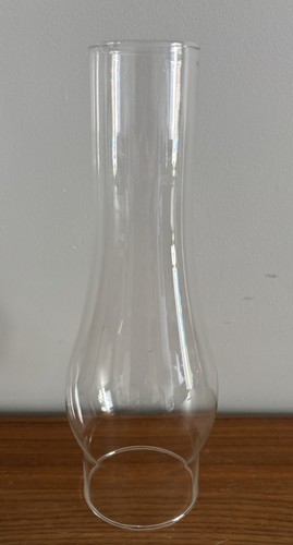 Vintage glass oil lamp chimney - oil,