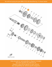 YAMAHA Gear, 1st Wheel (27t)