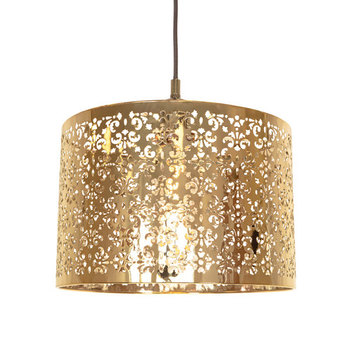 Moroccan designed shiny gold - moroccan,