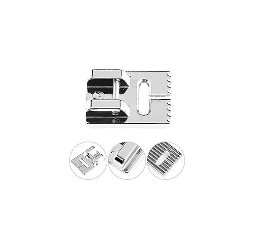Groove pintuck presser foot - groove,