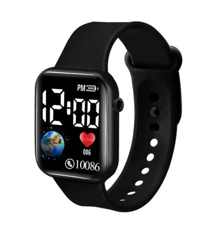 Slim led digital sport watch - led,