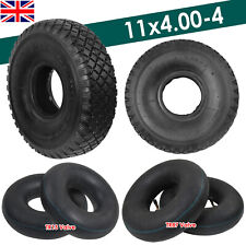 2x 11x4.00-4 Tyre / Inner Tube