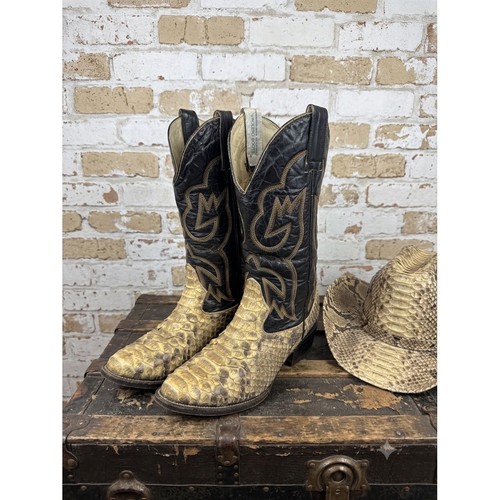 Vaquero boots python snakeskin - vaquero,