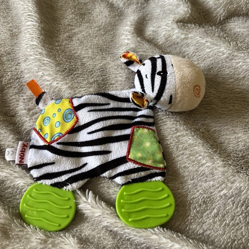 Nuby zebra lovey colorful - nuby,