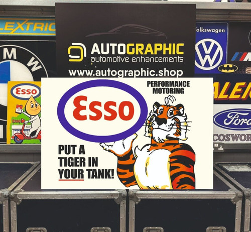 Esso tiger poster pvc weather - poster,