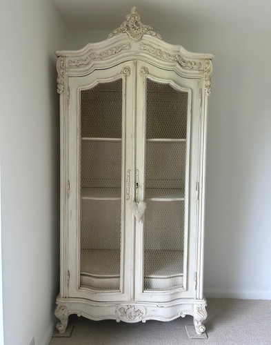 Armoire shabby chic white - armoire,,