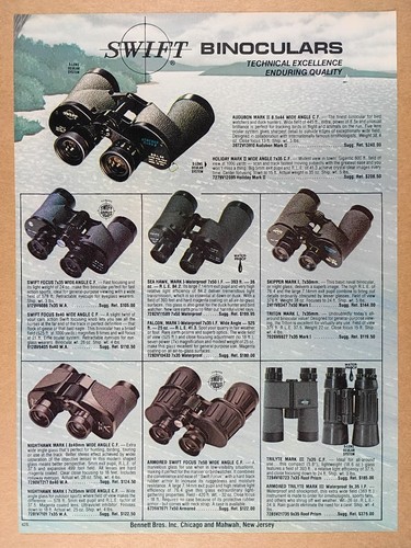 Swift binoculars audubon - binoculars, ii