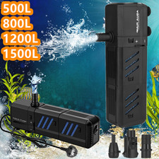 4 in1 Aquarium Fish Tank Filter Water Pump Internal Purifier Filter Oxygen Power