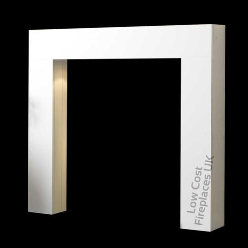 Electric gas white fire - white,