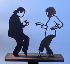 Pulp Fiction dancing figures silhouette