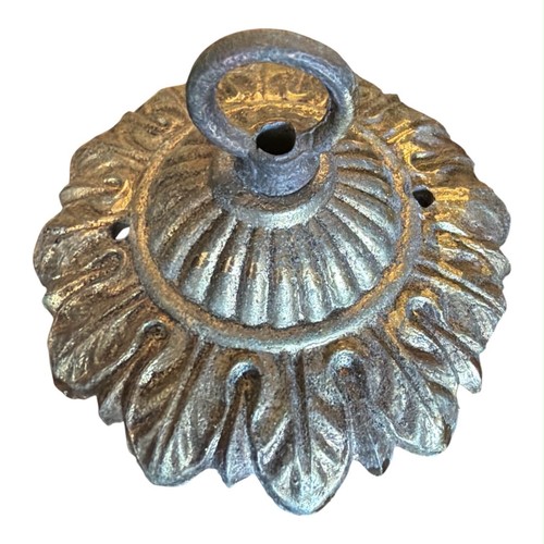 Old rococo ceiling rose - old,