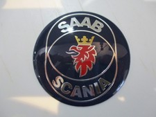 SAAB SCANIA  BADGE, BLUE, New.