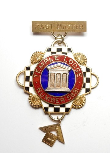 Vintage masonic jewel brooch - masonic,