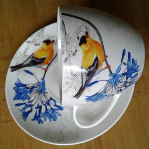 Waterside fine china teacup - china, +