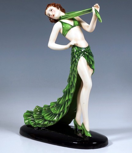 Goldscheider art deco rumba - art,
