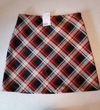 H&M Tartan Micro Mini Skirt