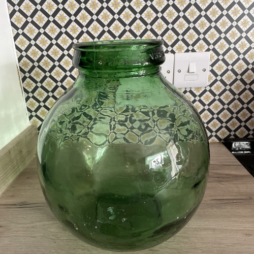 Vintage green glass verisa - vintage,