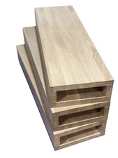 Oak stair tread sleeve for