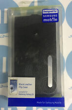 Samsung Black Leather Flip