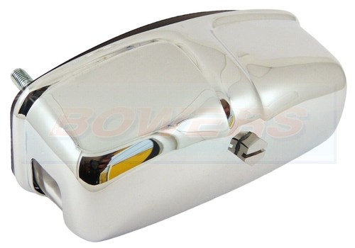 Chrome metal rear number - metal,