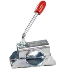 AL-KO Jockey Wheel Clamp with Rigid T-bar Pressed Steel For 48mm Wheel Tubes