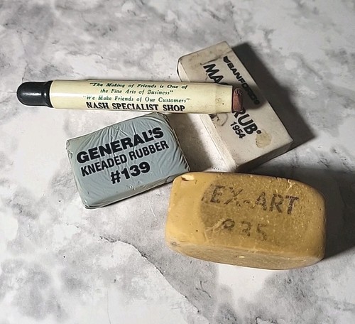Vintage eraser art - eraser,