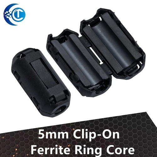 5mm clip ferrite ring core - clip-on,