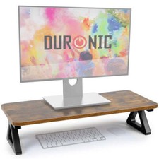 Duronic Monitor Stand Riser DM06-1 AW, Laptop/Screen Stand for Desktop, Support 