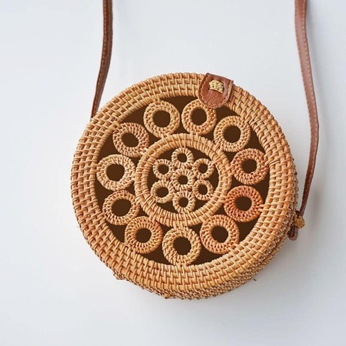 Rattan summer bag for women - bag,