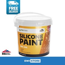 EWI-005 Silicone Masonry Paint Breathable Hydrophobic Render Paint - 5l/15l