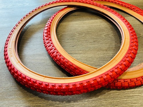 20x1 red gumwall - red/gumwall, bmx