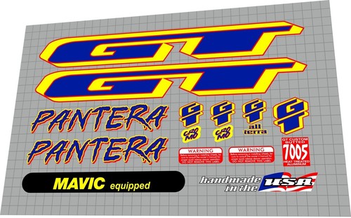 1996 pantera chrome frame - gt,