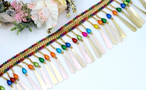 Yrd sequence beaded fringe - ,