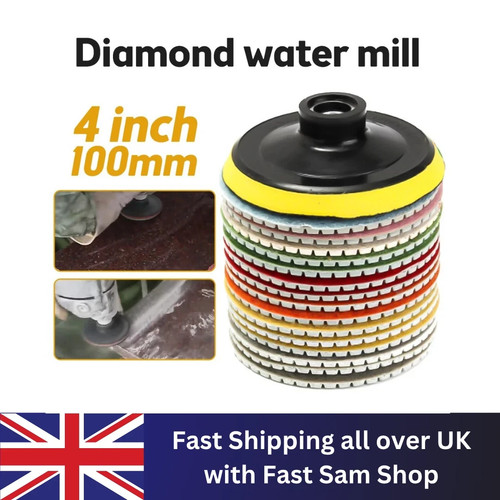 8pcs diamond polishing pads - diamond,