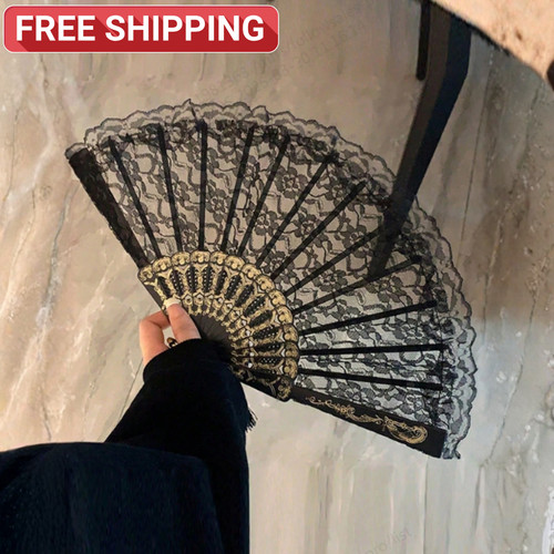 Portable spanish folding - portable, fan