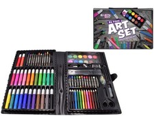 Kreative Kids 86-Piece Art Set, Markers, Paints, Pencils, Crayons & Crafts Kit