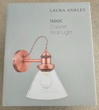 LAURA ASHLEY Isaac Copper Wall Light BRAND NEW, BOXED!