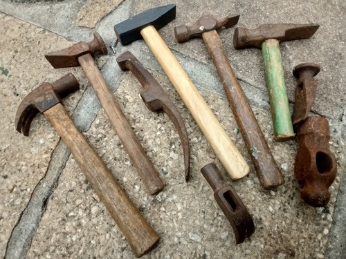 Job lot used hammers - job,