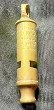 Antique 1901 Metropolitan Police Whistle J Hudson, 13 Barr St, Birmingham