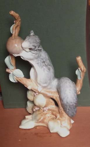Large nao lladro squirrel - nao, by